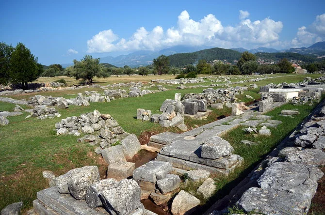 Ancient Thermo archaeological site